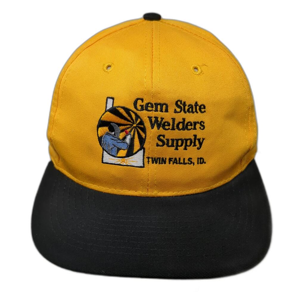 Otto Snapback Hat Yellow One Size Gem State Welders Supply Twin Falls ID Welding